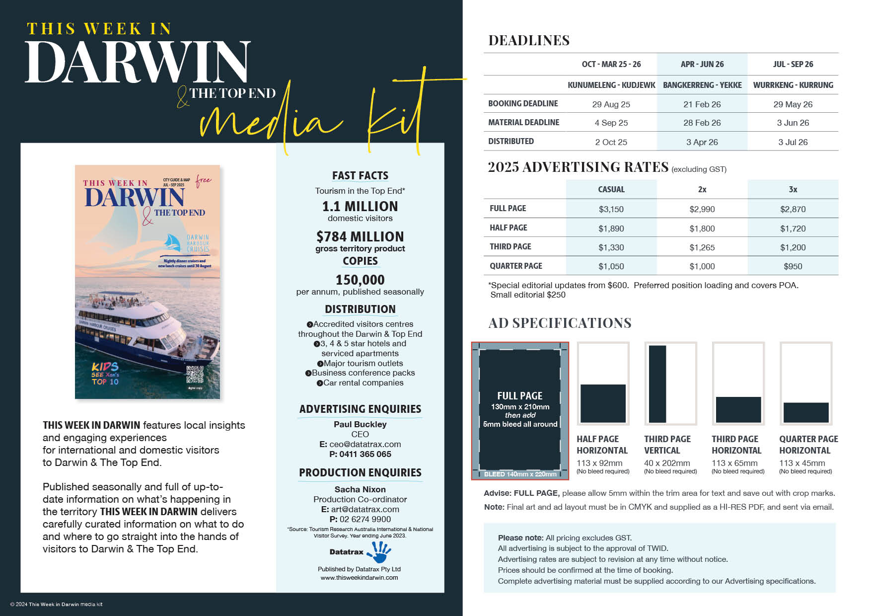 Media Kit This week in Darwin